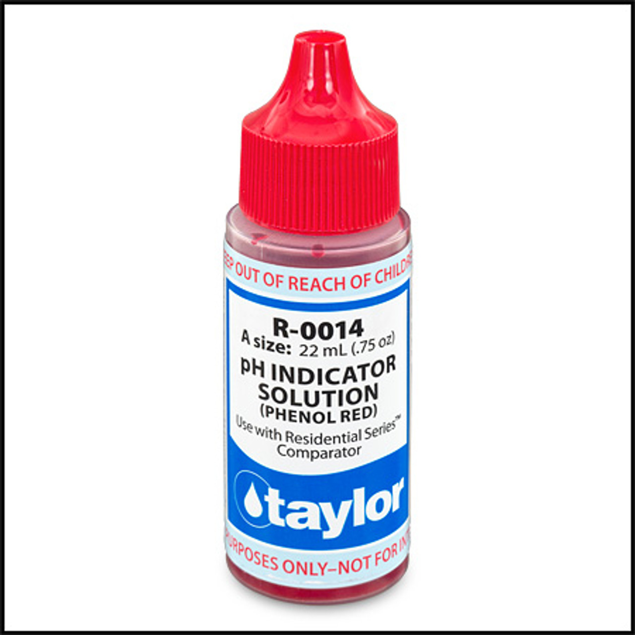 TAYLOR 3/4oz PHENOL RED TEST B1168 REAGENT FOR 120 KIT   R-0014-A , R-0014-A-24