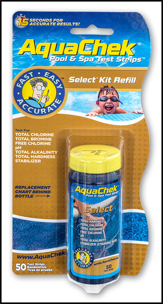 AQUACHEK GOLD/SELECT REFILL INC COLOR CHART & TEST LOG