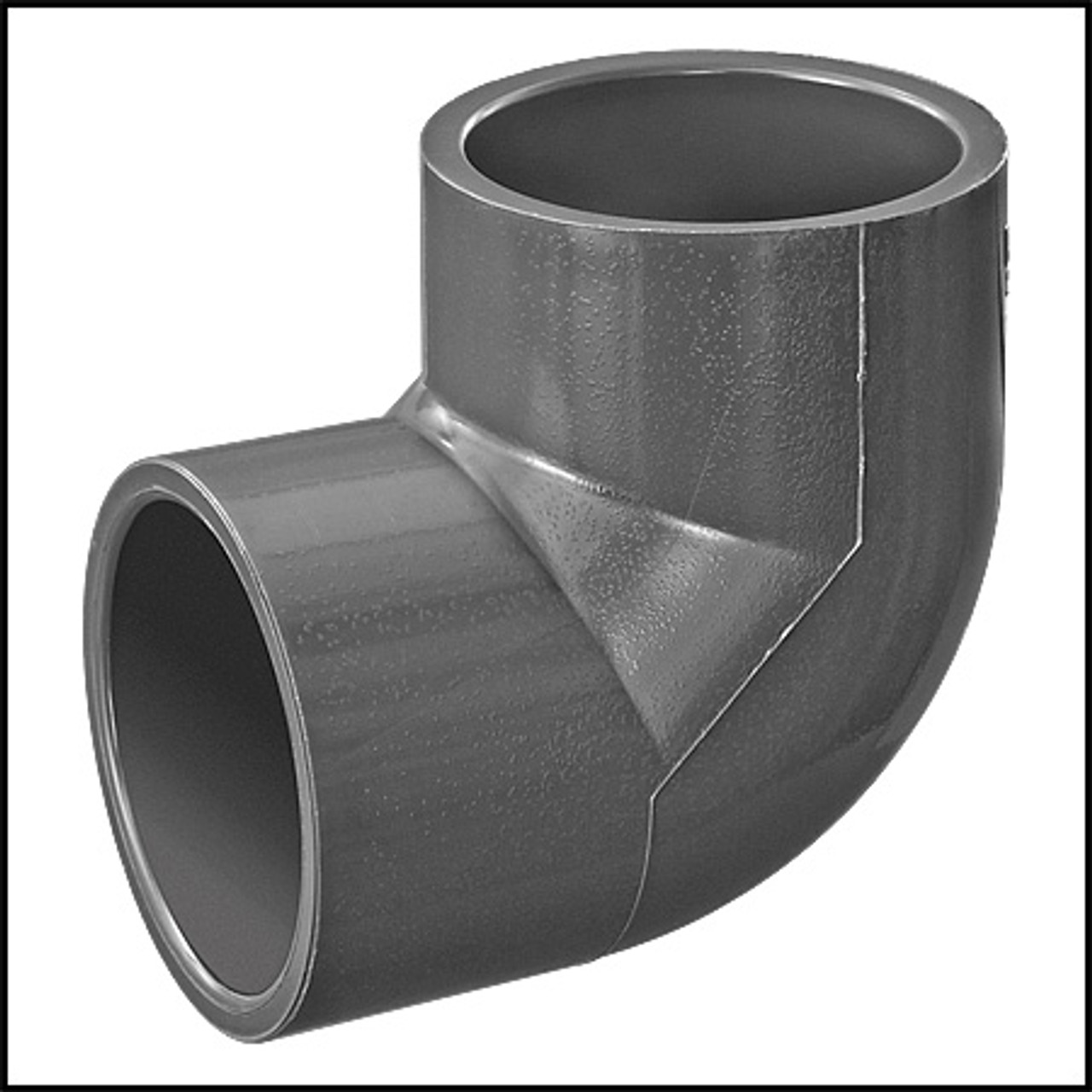 LASCO PVC #806-020 - ELBOW 90 DEGREES SCH 80  2" SLIP