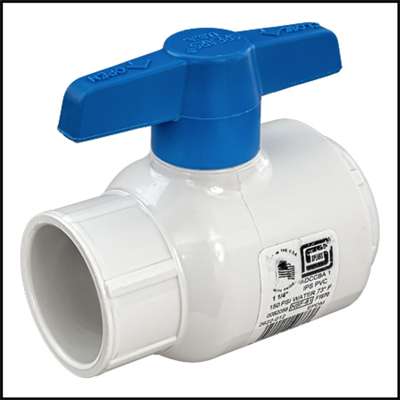 SPEARS COMPACT UTILITY BALL VALVE  1-1/4" SLIP