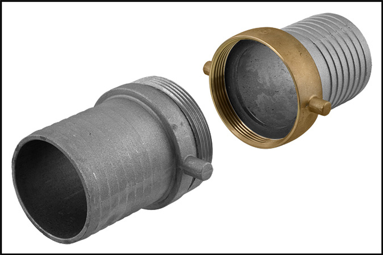 KURIYAMA OF AMERICA HOSE COUPLINGS  Aluminum Shank with Brass Swivel Nut #AB300 / NPSM THREADS