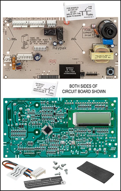 RAYPAK Raypak Kit-PC 3-Wire Board Controller IID for 206A-408 Pool Heaters (#100-10000345)
