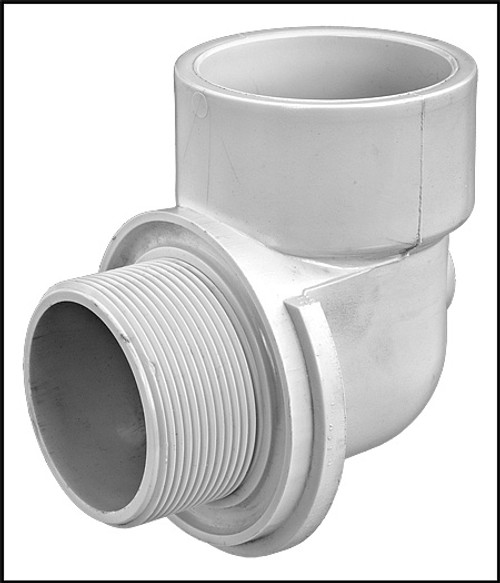 Pentair/PacFab 2" 90 Degree Bottom Bulkhead (#154588)