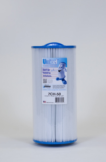 Replacement Filter Cartridge for Coleman, Vita Spa 7x14 3/4, TSC - Replaces: Unicel: 7CH-50 - Filbur: FC-0463 - Pleatco: PVT50P