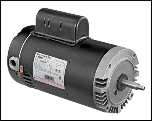 REGAL BELOIT PUMP MOTOR #ST1302V1 - THREADED SHAFT 3HP 1PH 230V 