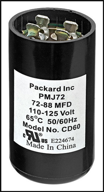 U.S. Seal MFG Corp. 72-88 MFD 115V Start Capacitor (#CAP1257286-NGM)