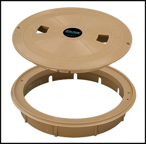 Pentair/Swimquip Tan Lid And Grout Ring Frame Kit (#08650-0159)