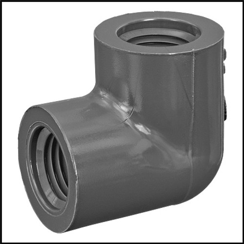 Lasco 1/4" 90 Degree Elbow Pipe Fitting SCH 80 FPT X FPT (#808-002)