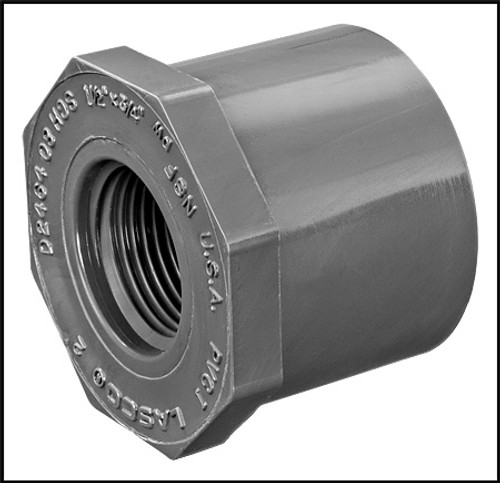 Lasco 1 1/2" X 3/4" Bushing SCH 80 Slip X FPT (#838-210)