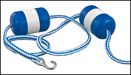 Pool rope hooks