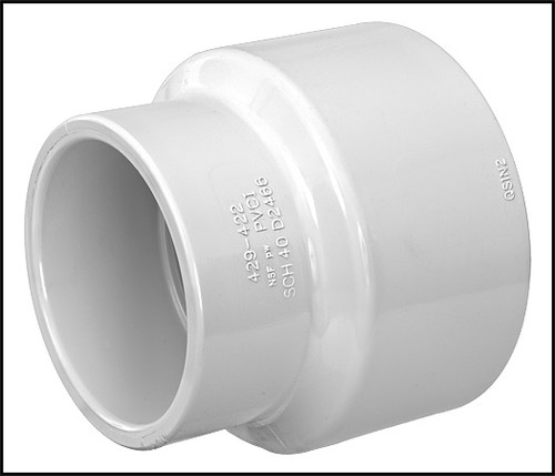 Lasco 4" X 3" Reducing Coupling Slip X Slip (#429-422)