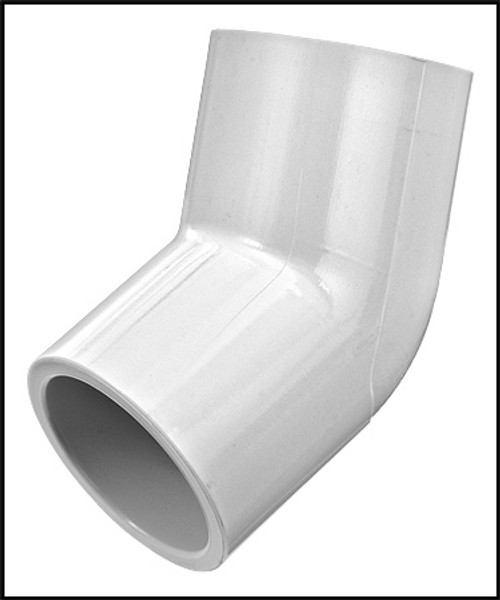 Lasco 1" X 1" 45 Degree Elbow PVC Slip X Slip (#417-010)
