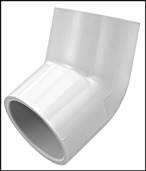 Lasco 1 1/2" X 1 1/2" 45 Degree Elbow PVC Slip X Slip (#417-015)