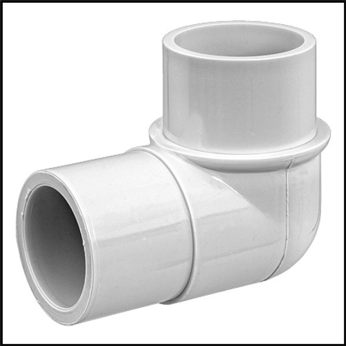 Lasco 1 1/2" X 1 1/2" 90 Degree Elbow PVC MS X MS (#B1241-00)