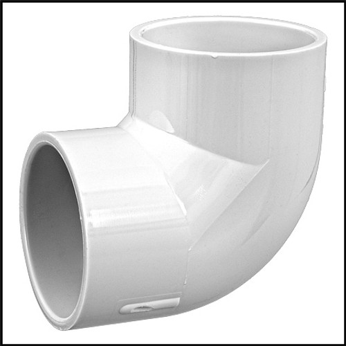 Lasco 2" X 2" 90 Degree Elbow PVC Slip X Slip (#406-020)