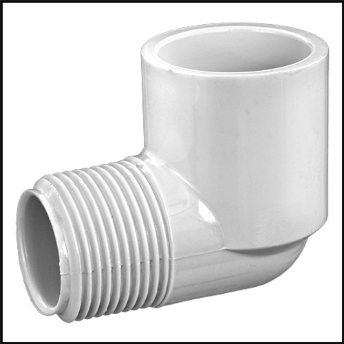 Lasco 3/4" X 3/4" 90 Degree Street Elbow Slip X MPT (#410-007)