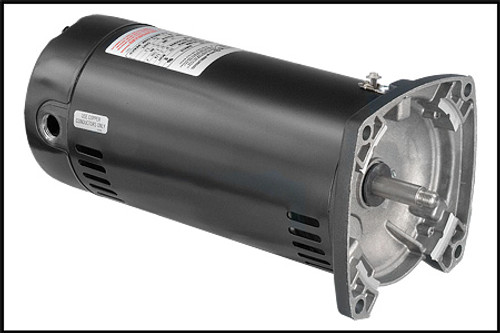 Regal Beloit/A.O. Smith Pool Pump Motor #USQ1152 - Square Flange Up Rated 1-1.5 HP 115/230V 
