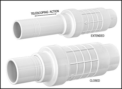 King Bros. Industries 4" Quik-Fix Repair Coupling Slip (#QF-4000)