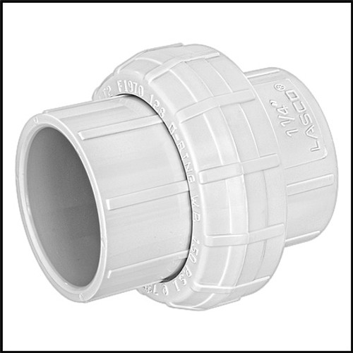 Lasco Union 1 1/4" X 1 1/4" PVC Fitting SCH 40 Slip X Slip (#457-012)