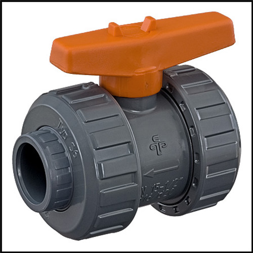 Praher 1/2" S X S True Union Ball Valve (#BV6-0501PES)