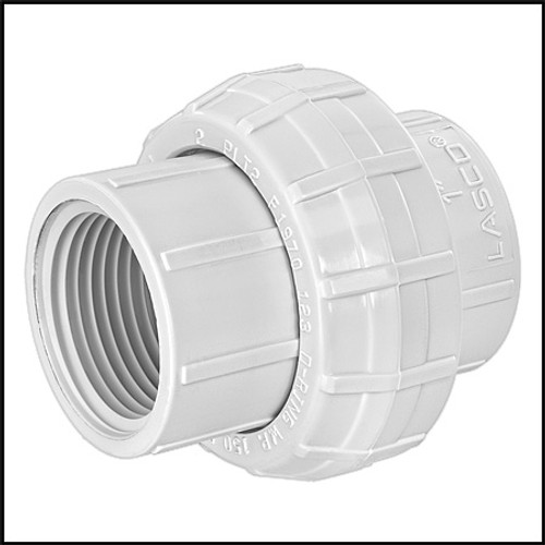 Lasco Union 1" X 1" PVC Fitting SCH 40 T X T (#458-010)