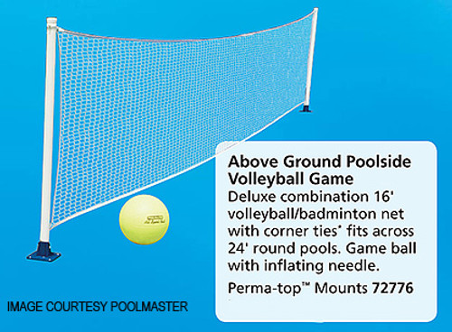 Poolmaster Above Ground Poolside Volleyball Game Permanent (#72776)