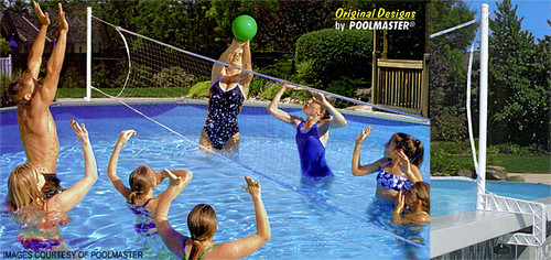 Poolmaster Above Ground Poolside Volleyball Game Portable (#72786)