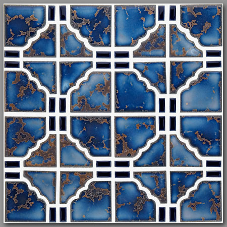 TILE - SUNBURST SERIES STB-819***. BLUE GREY  (20 SHEET/CS)
