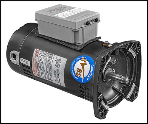 A.O. Smith/Regal Beloit 1HP 115/230V 56J Frame SVRS Up-Rated Square Flanged Motor (#USQG1102)