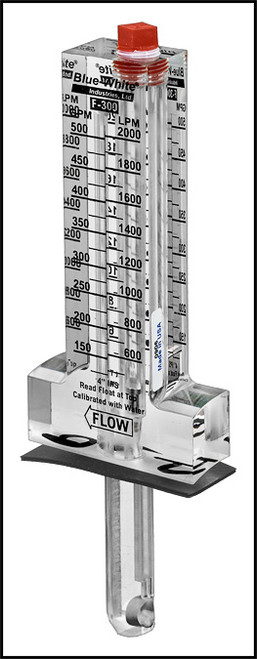 FLOW METER-BLUE WHITE-4 TOP MOUNT 70-350 GPM F-30400P