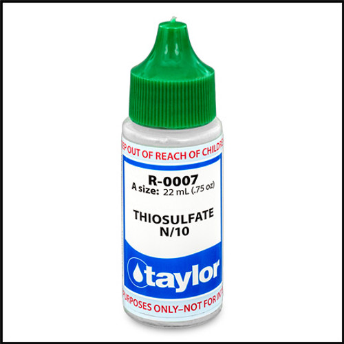 TAYLOR 3/4oz #7 THIOSULFATE B1177 N/10 REAGENT       R-0007-A , R-0007-A-24