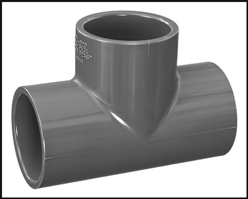 LASCO PVC #801-030 - TEE SCH 80  3" SLIP