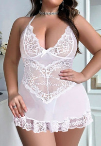 Plus Size Pure Romance Babydoll Set H721-YSF1033