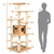 7-Layer Wooden Cat Tree Tall Cat Tower with Sisal Posts and Condo-Natural - Color: Natural D681-PS7431