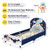 Kids Upholstered Platform Bed with Headboard and Footboard B593-HY10019