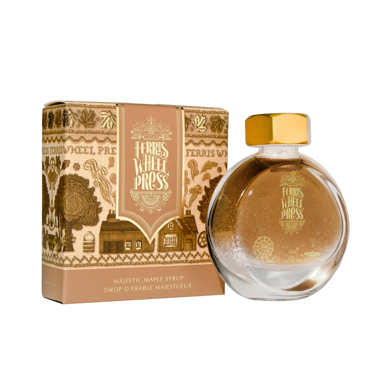 Ferris Wheel Press 38ml Fountain Pen Ink, Majestic Maple Syrup