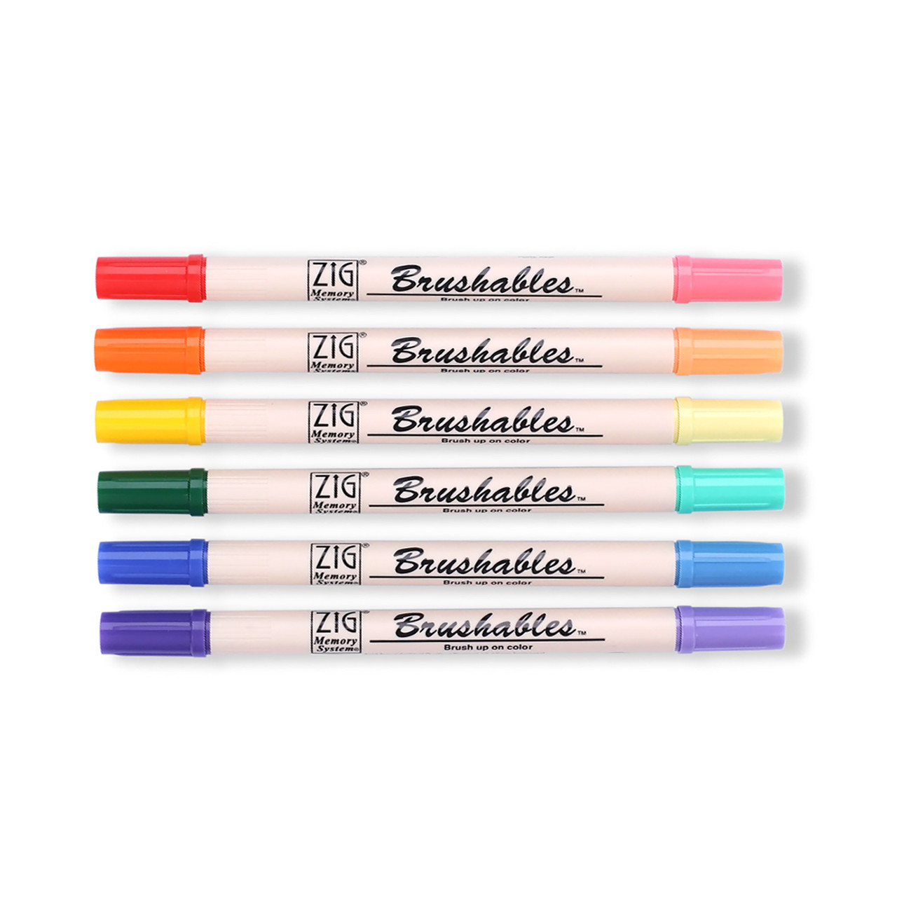 Zig Brushables Set of 6, Vivid