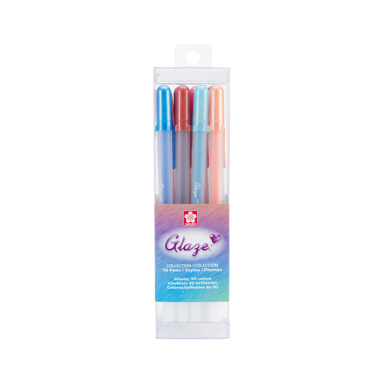 SAKURA Gelly Roll Glaze Pens Bright Assorted Colors 10-Pack