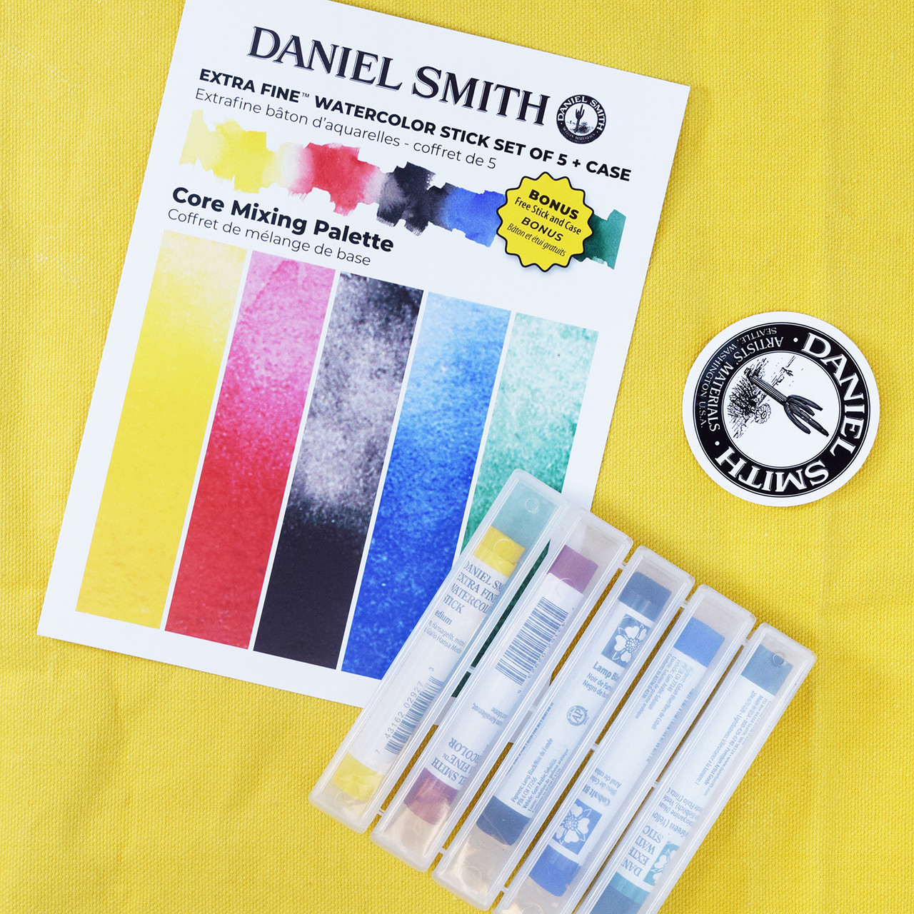 DANIEL SMITH Extra Fine Watercolor Stick Set of 5 Enhanced