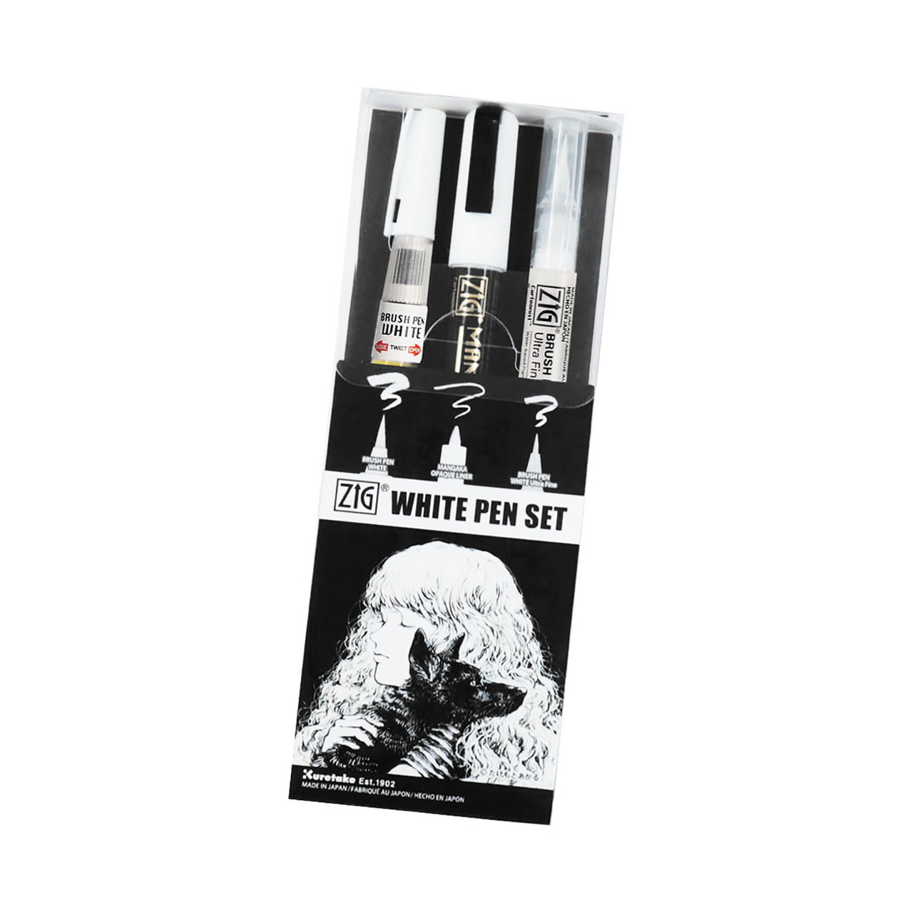 zig-kuretake-zig-white-pen-