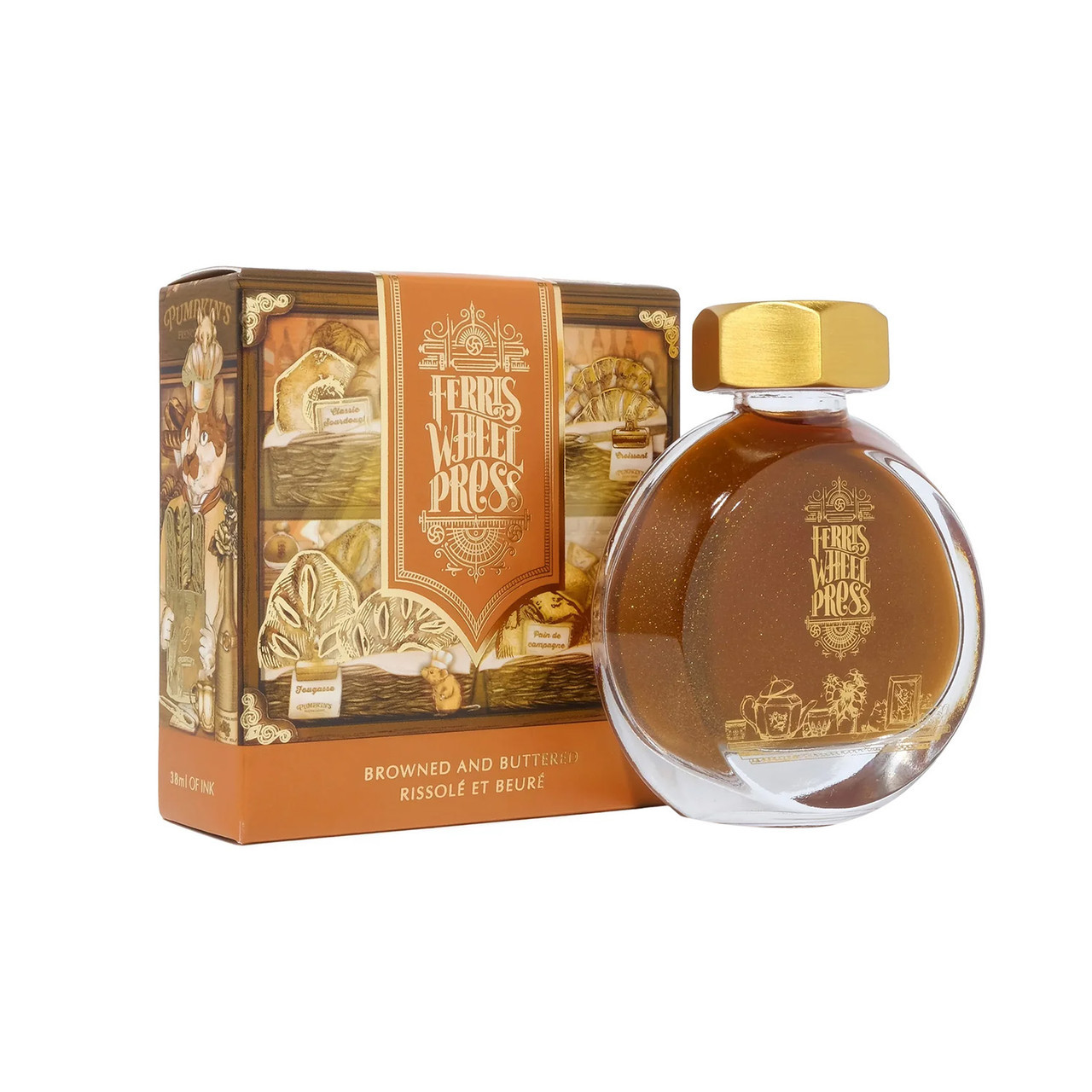 筆記具 Ferris Wheel Press 38ml Ferris Wheel Press 38ml Fountain Pen Ink, Browned and Buttered