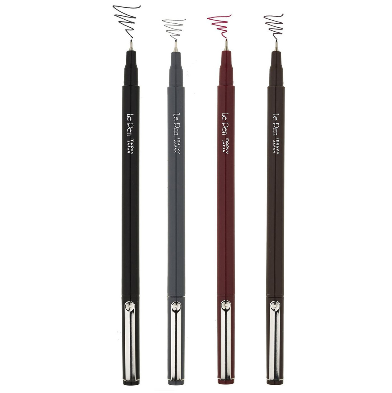 Uchida Le Pen Colored Writing Pen, Dark Gray