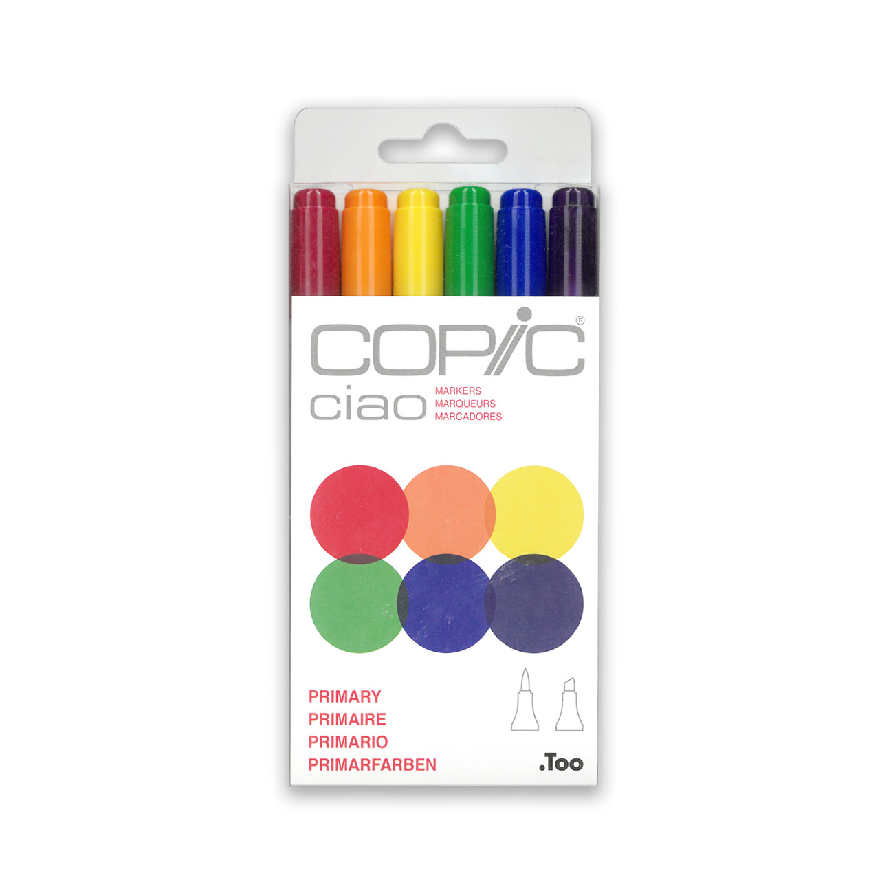 Copic Ciao Twin Tip Skin Tone Markers 6 Pack