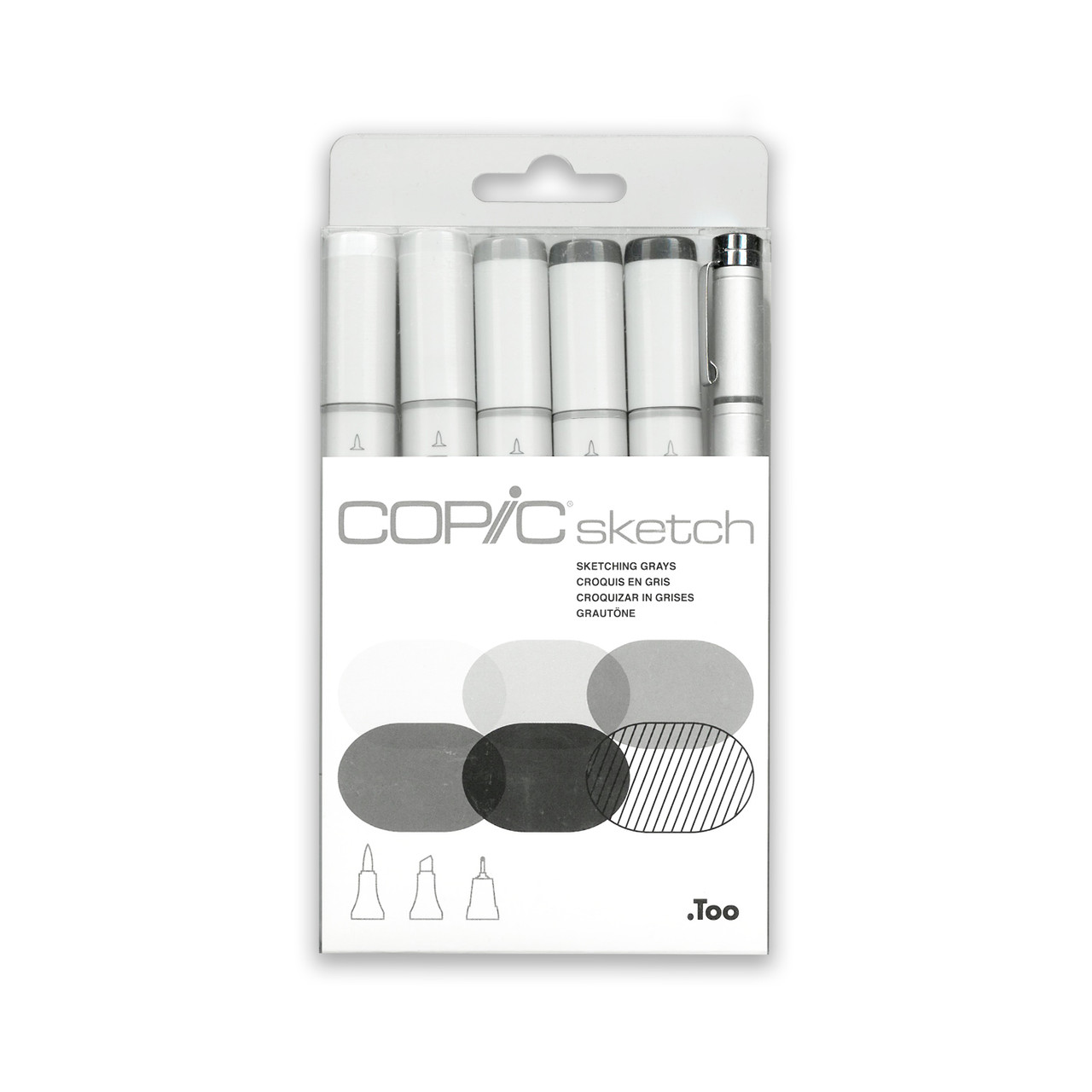 COPIC Sketch Markers, Pale Pastel Set of 6 - The Art Store