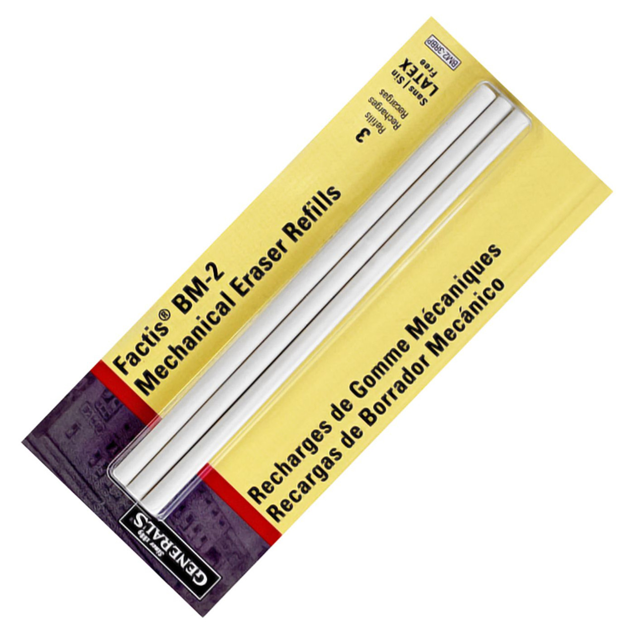 Factis BM-2 Mechanical Eraser Refills (Pack of 3) @ Raw Materials Art  Supplies