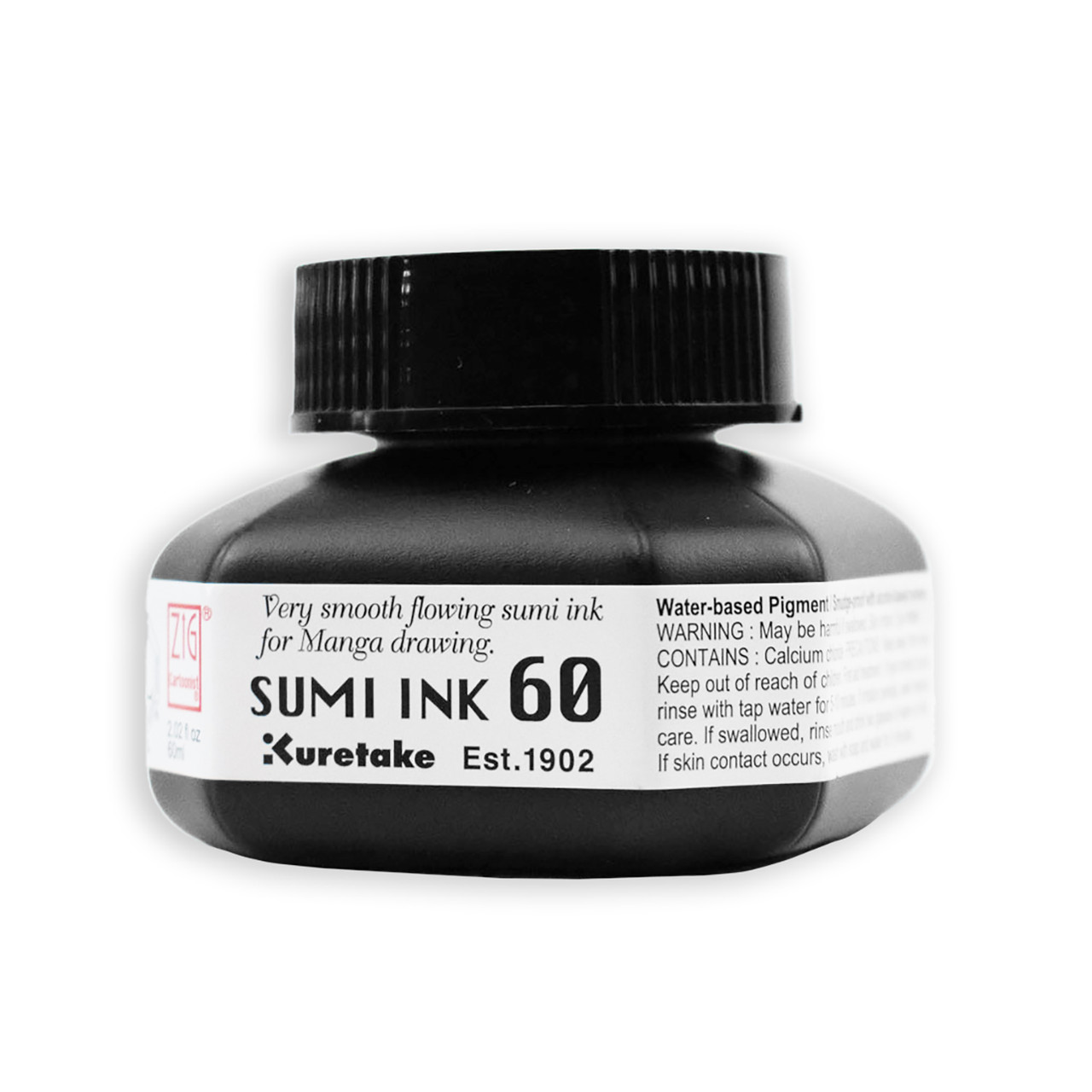 Super Black India Ink 2 Oz - MICA Store