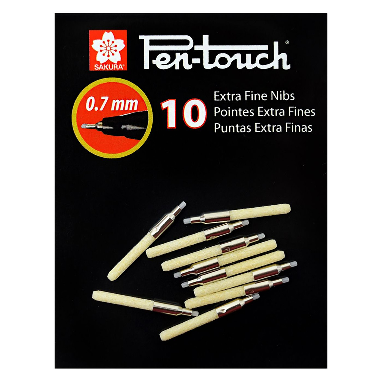 Sakura Pen Touch Fluorescent Paint Markers 0.7mm 4 Count Set