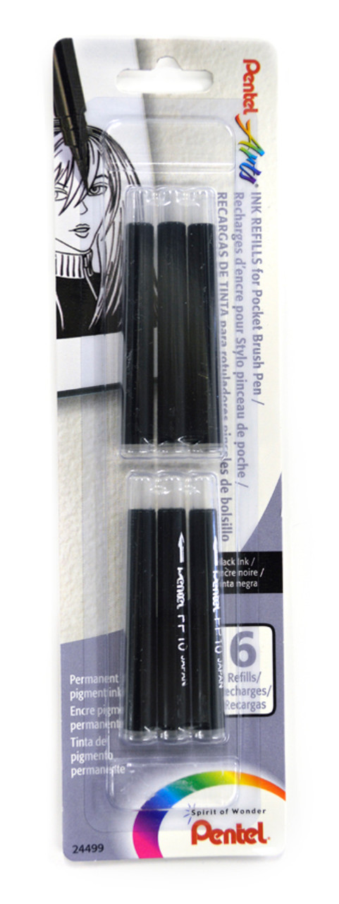 Sign Pen black pigment ink, each (pack of 6)