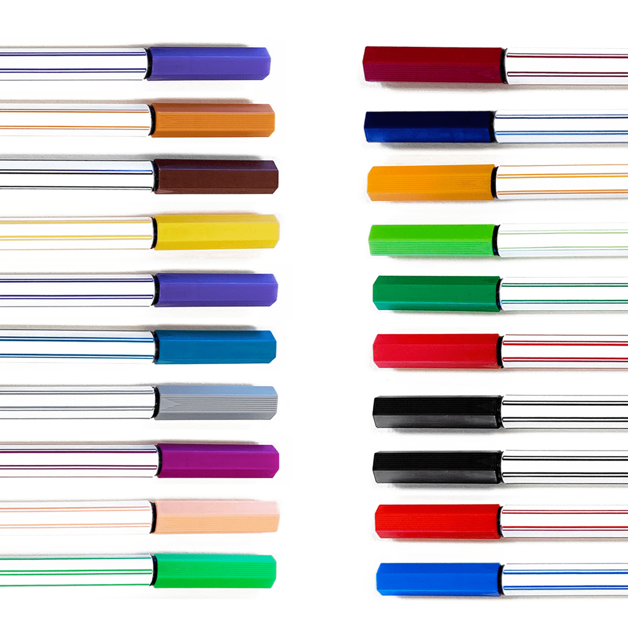 Premium felt-tip pen STABILO Pen 68 brush - pack of 18
