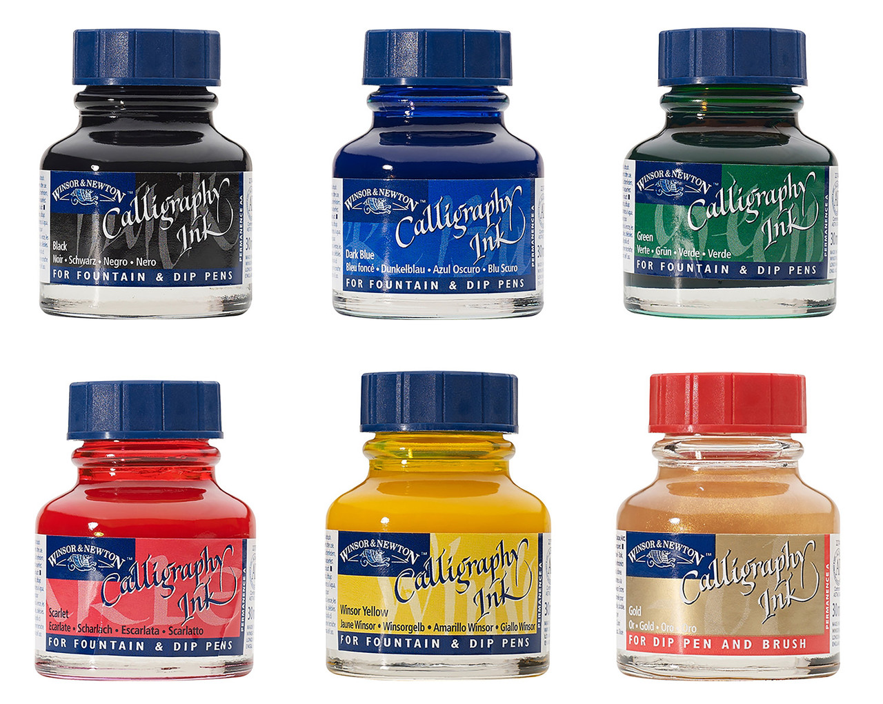 Calligraphy Inks 6 Colors